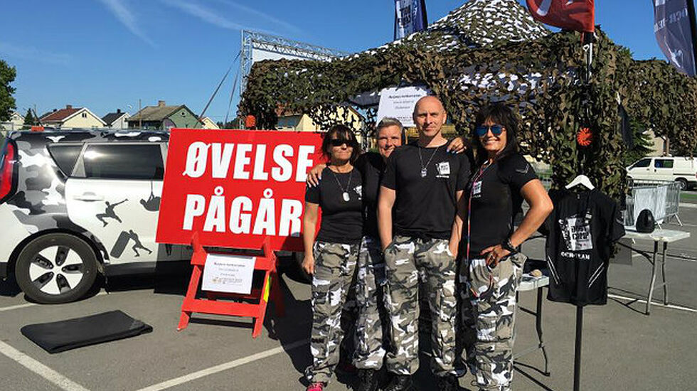 Noen av de råeste arrangørene i hinderløpverden (Foto: Line Hofoss Holm)