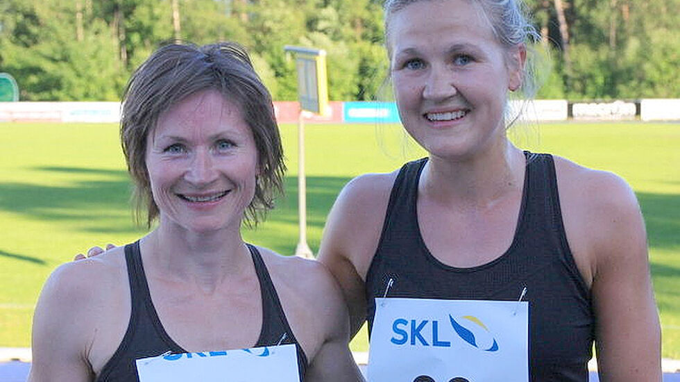 Klar for NM: Maryna Novik (tv) og Pernilla Eugenie Epland (Foto: Kondis/Gisle Sellevold)