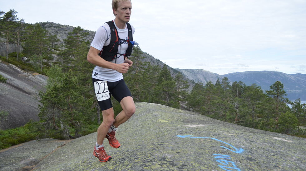 Kristoffer Nielsen vant den andre utgaven av Skuggenatten 12-timars (arrangørfoto).