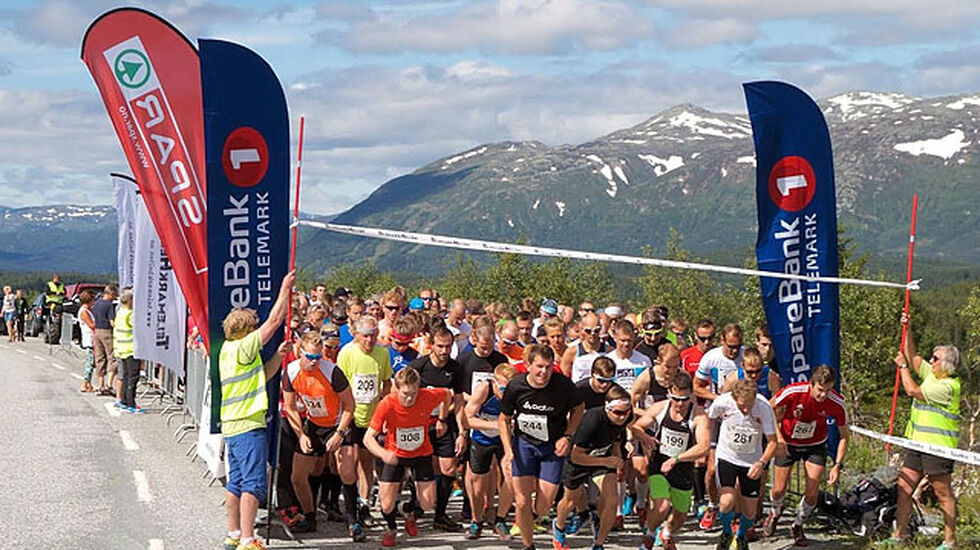 Fra starten. Foto: Knut Eknes