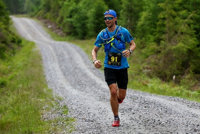 Truls Grøstad ved 16 km der han allerede hadde en solid ledelse (foto: Bjørn Hytjanstorp).