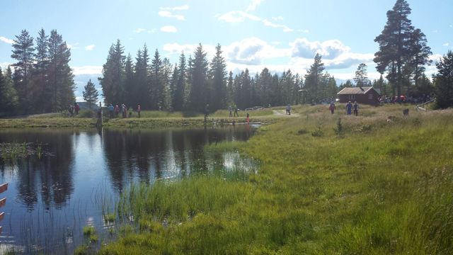 Samlingsplass ved Vollkoia. (Foto: Stein Arne Negård)