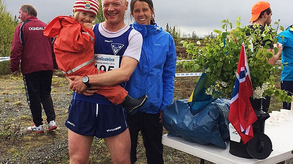 Stian og Marie Stensland er klare for St.Olavsloppet Foto: Alaska Salmon Runners