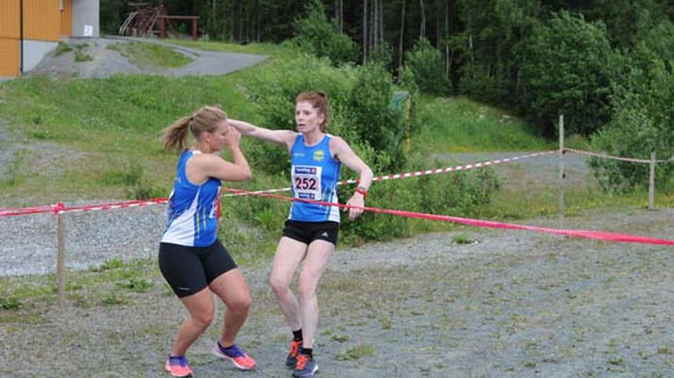 Før siste dag i St. Olavsloppet ligger damelaget til Strindheim IL på 2. plass. (Alle foto: arrangøren)