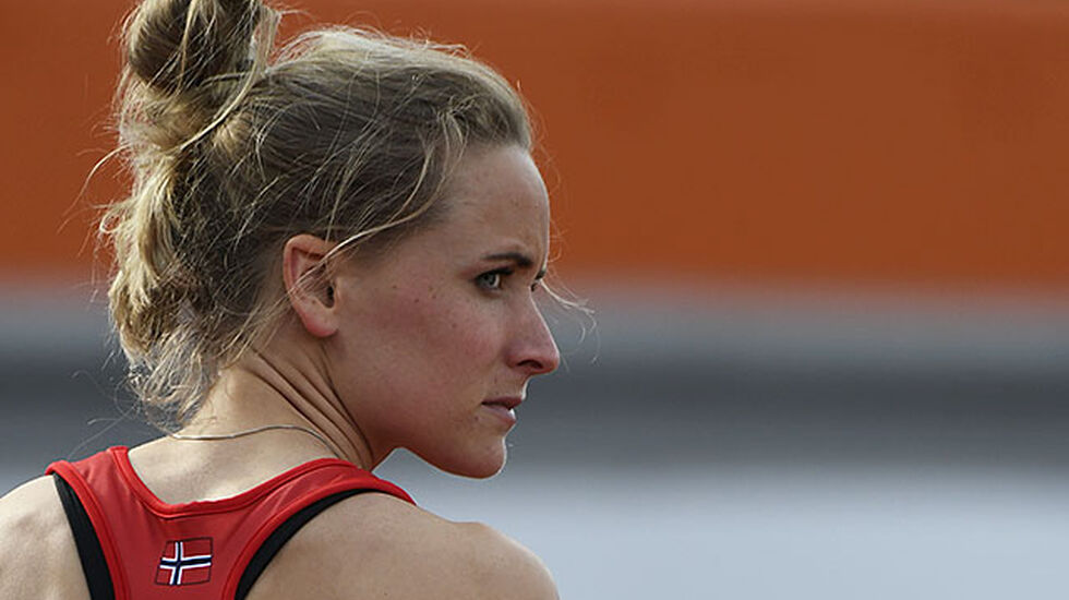 Hedda Hynne klarte det igjen, og nå er hun klar for lørdagens 800 m-finale. (Foto: Bjørn Johannessen)