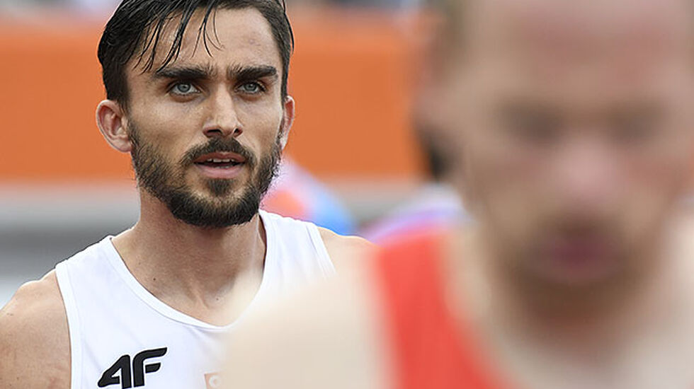 Regjerende europamester Adam Kszczot hadde ingen problemer med å sikre seg finaleplass på 800 meteren. (Foto: Bjørn Johannessen) 
