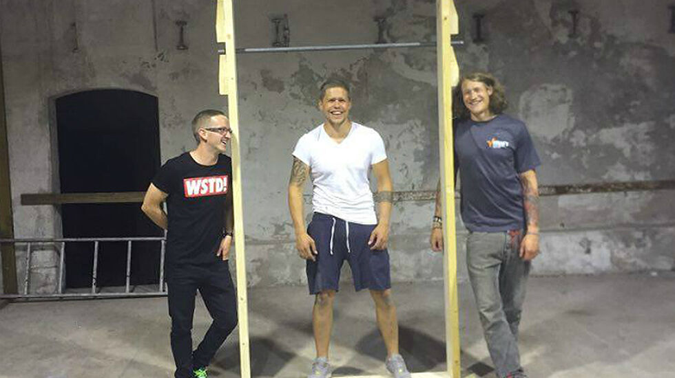Grunnleggerne av Kraft Performance Center; Thomas Rode Hansen, Kim Bråthen og Ernst Matre (Foto: Ernst Matre)