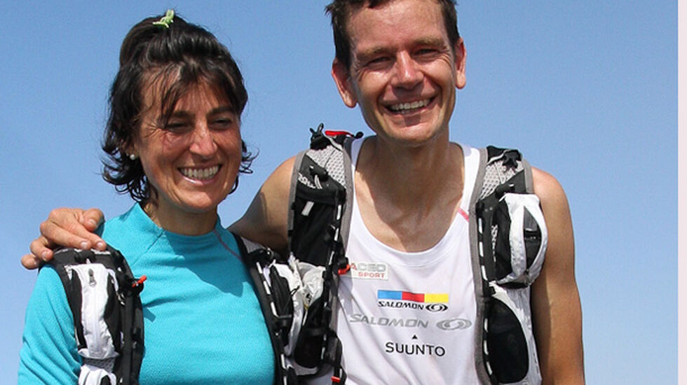 Antonella Confortola Wyatt og Jonathan Wyatt er begge klar for årets Skåla Opp. Her fra Nuten Opp i 2012. Foto Oddny Ringheim