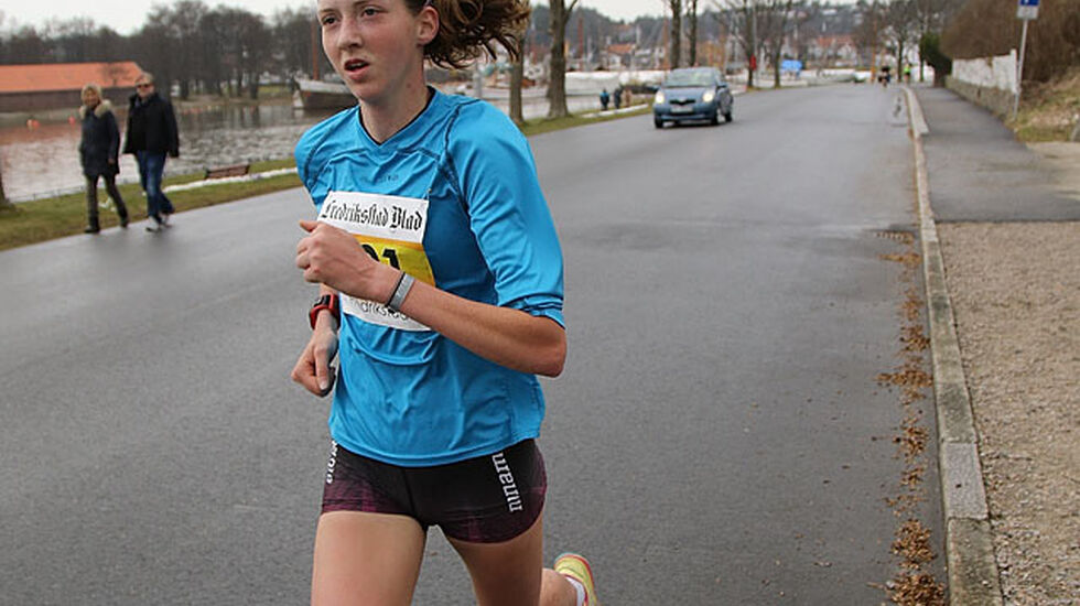 Tessa Den Heijer nå Tessa Frenaj vant halvamraton i Fredrikstad i fjor og er påmeldt i år også. Foto: Heming Leira