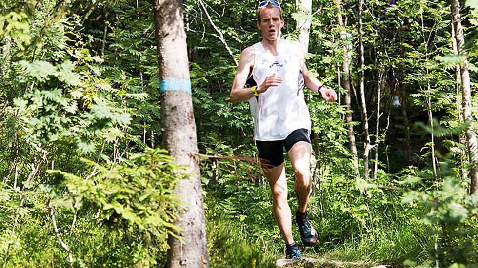 Her vinner Erling Hisdal det forrige motbakkeløpet i Maridalsalpene Fagervann Opp. Foto: Morten Sverdrup-Thygeson