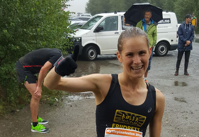 Heidi Pharo er i rute foran høstens løp med 10 sekunder raskere tid enn i Fornebuløpet. Foto: Tim Bennett