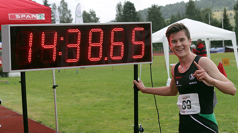 Seier til Jakob Ingebrigtsen på norsk aldersrekord