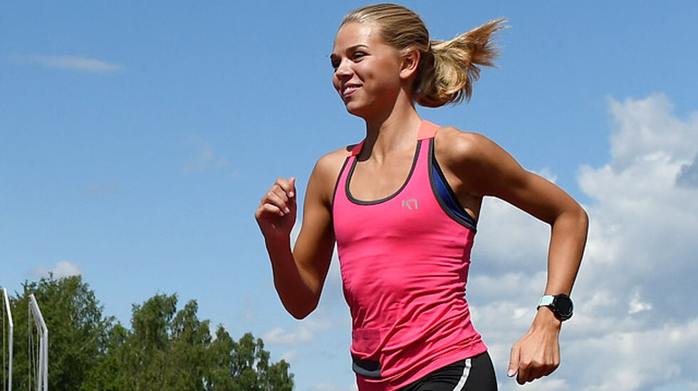 Stine Wangberg har bevart den gode formen hun viste da hun tok sølv i U18-EM. Nå ble det én første- og én andreplass i den nordiske juniorlandskampen. (Arkivfoto: Bjørn Johannessen) 