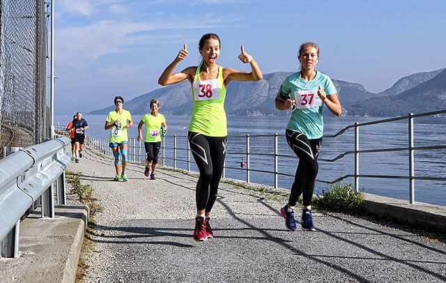Celine Kvam Tveterås var raskeste kvinne i fjorårets Arenaløp. Foto: Stig Isdal