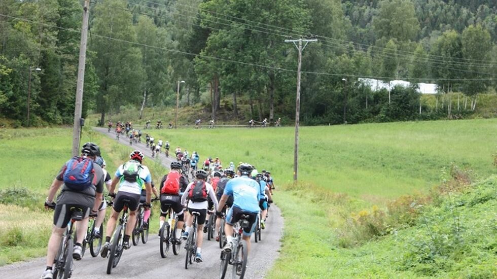 Starten har gått for duathlon 10 toppers 2016. (foto: Nordic Adventure)