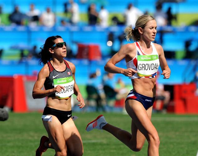 Karoline Bjerkeli Grøvdal er klar for 5000 m-finalen som går klokka 02.40 natt til søndag. (Foto: Mark Shearman)