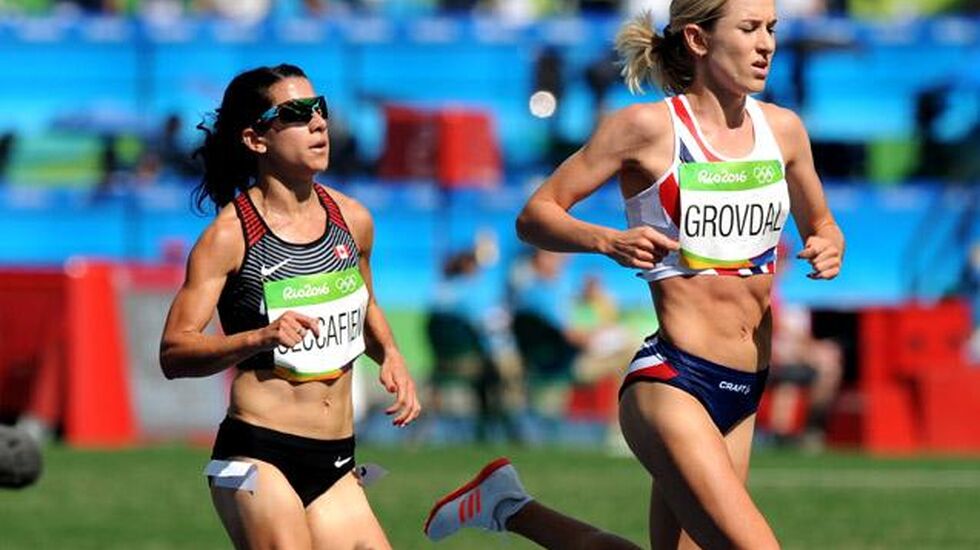 Karoline Bjerkeli Grøvdal er klar for 5000 m-finalen som går klokka 02.40 natt til søndag. (Foto: Mark Shearman)