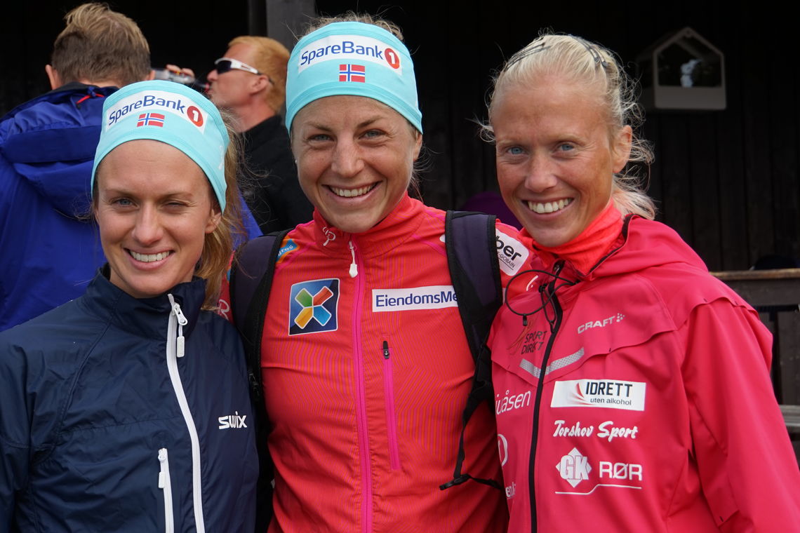 De tre raskeste kvinnene; Merete Weng, Astrid Uhrenholdt Jacobsen og Marte Kathrine Myhre (arrangørfoto)