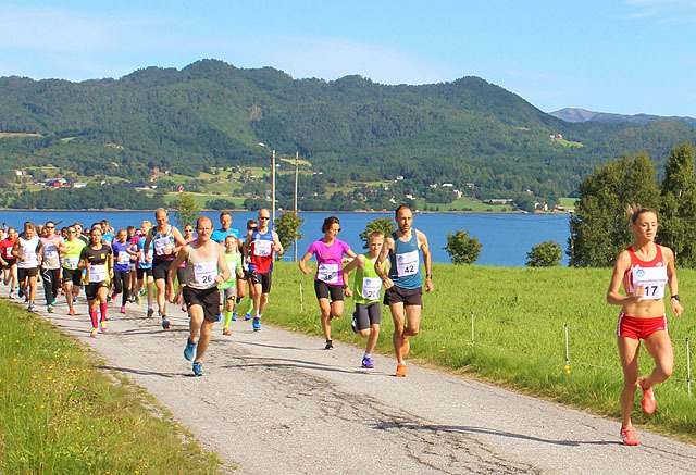 Live Solheimdal stakk fra alle allerede i starten i det 37. Flemstubben. Foto: Arrangøren