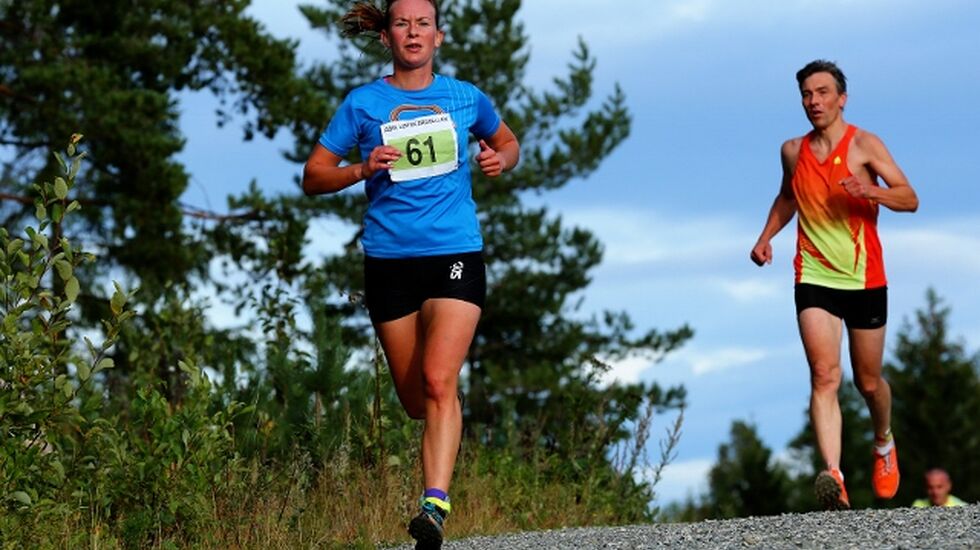 Solfrid Braathen i det åttende løpet i årets ABIK-karusell. Hun vant da også. (foto: Bjørn Hytjanstorp).