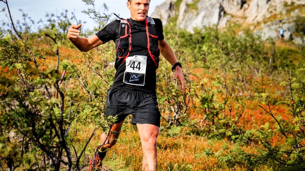 Vinneren Hallvard Schjølberg i løypa (foto: Karianne Klovning).