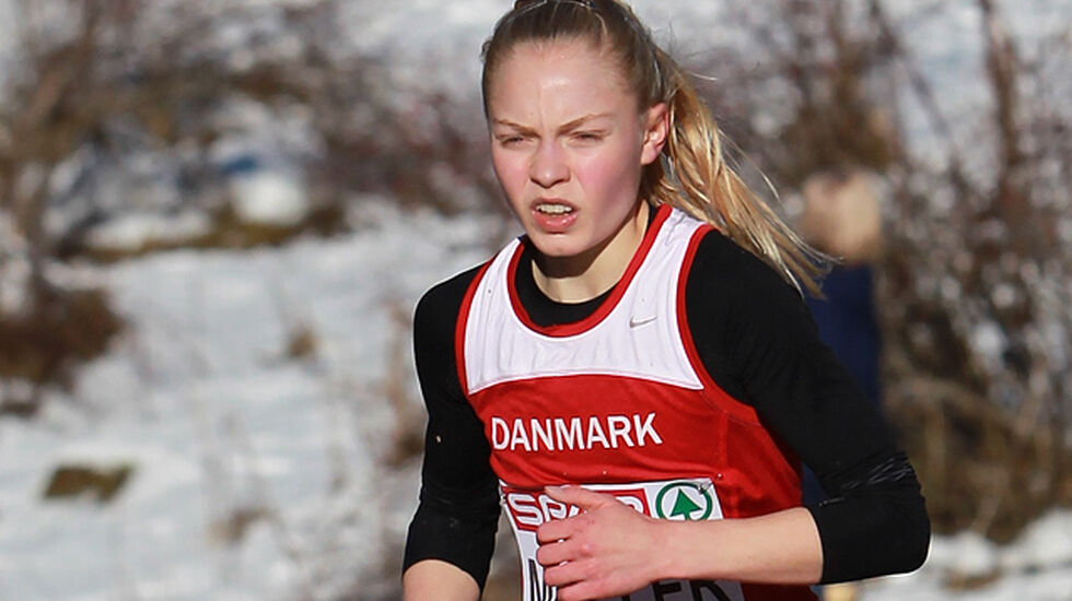 Bare 19 år gamle Anna Emilie Møller har hatt en fantastisk sesong både som bane- og terrengløper. (Foto: Kjell Vigestad)