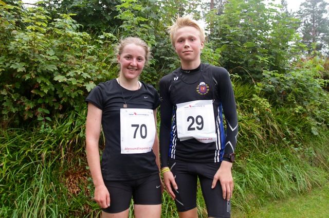 Reese Bendiksen og Håkon Stavik vant dagens løp i Ålesund