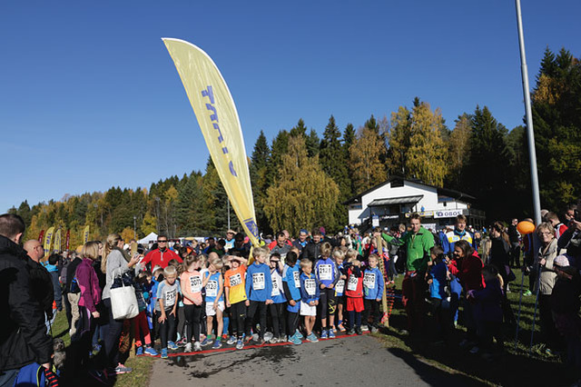 Fantastisk høstvær i 2016-utgaven av Nøklevann Rundt. Foto: Per Inge Østmoen