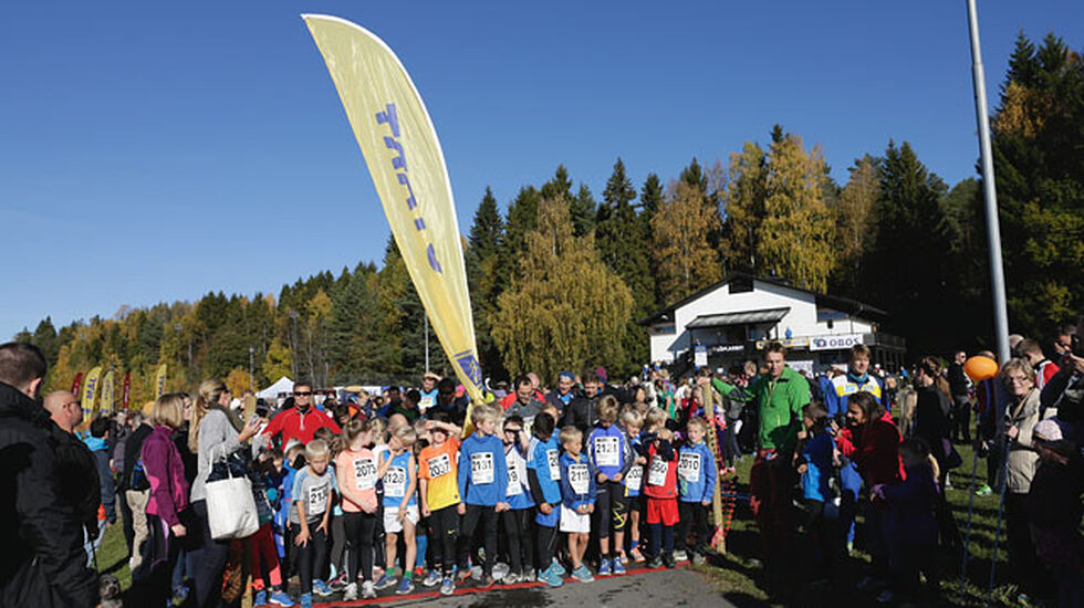 Fantastisk høstvær i 2016-utgaven av Nøklevann Rundt. Foto: Per Inge Østmoen