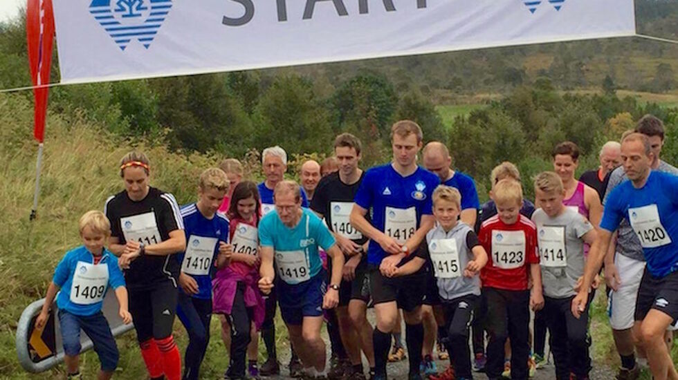 Peis-på gjengen er klare til start. Foto: arrangør