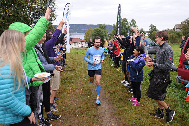 Truls Torvik, IL Varden vant årets Torvikbukt Rundt på 49:50 min. (Foto: Anders Tøsse)