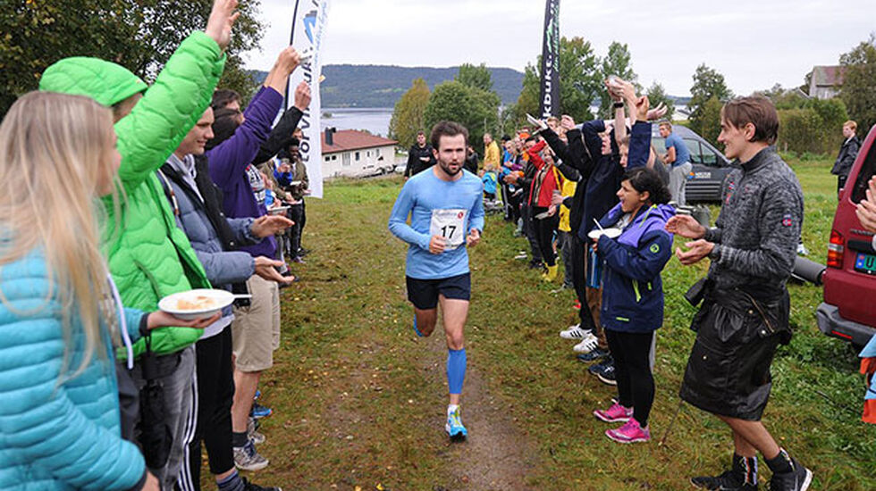 Truls Torvik, IL Varden vant årets Torvikbukt Rundt på 49:50 min. (Foto: Anders Tøsse)