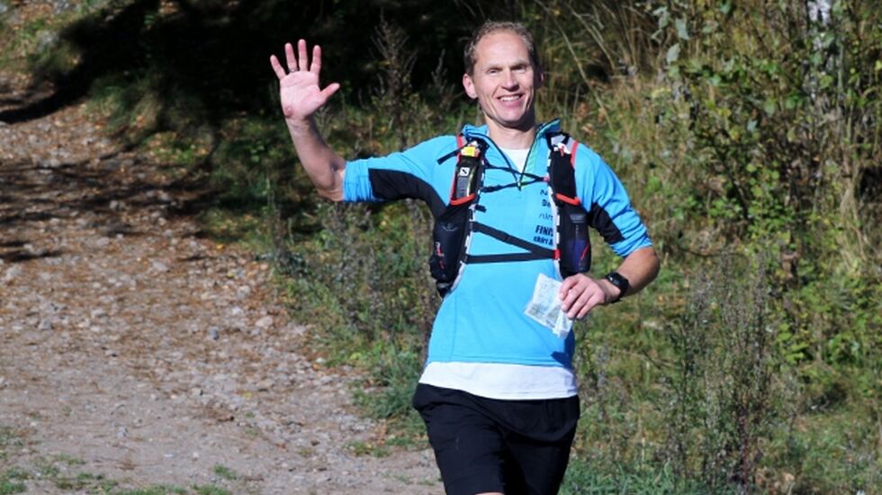 Rolf Skotheim vant litt overraskende 100-kilometeren i Nordmarka Ultra Challenge (foto: Olav Engen).