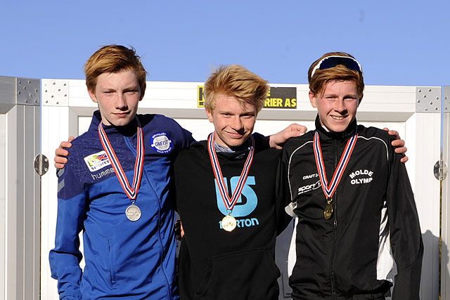 De tre beste i G15: André Seliussen, Mats Tranås, Mikkel Waldeland Gautvik.