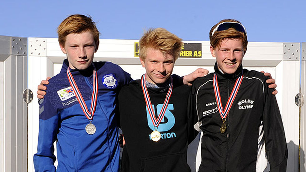 De tre beste i G15: André Seliussen, Mats Tranås, Mikkel Waldeland Gautvik.