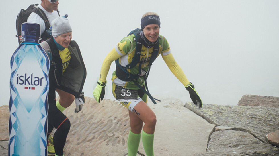 Først i mål: Kari Lingsom vant med stor margin kvinneklassen under årets Norseman. Foto: Henriette Tronrud