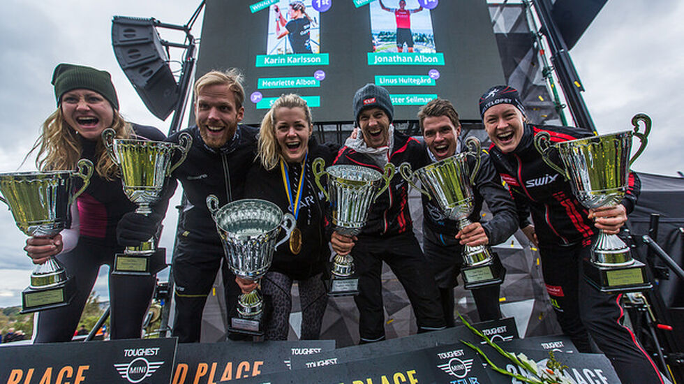 Verdige palleplassen: f.v Sara - nr. 3, Christer - nr. 3, Karin - nr. 1, Jonathan - nr. 1, Linus - nr. 2, og Henriette nr. 2. (Foto: jacquesholst.com)