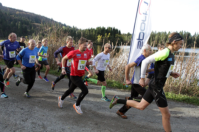 Fra starten halvmaraton 2016