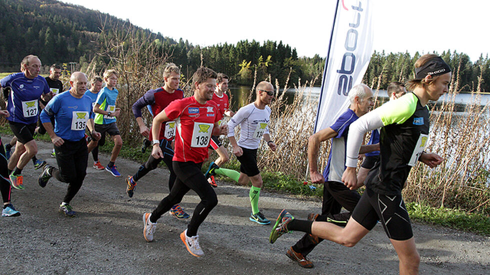 Fra starten halvmaraton 2016