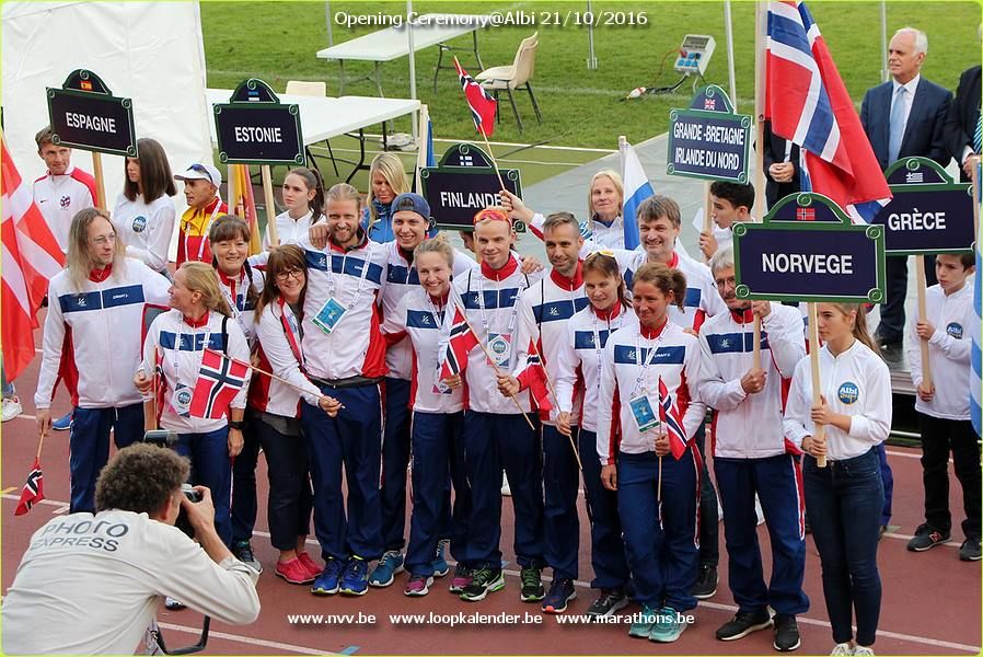 Den norske troppen i 2016-EM i Albi. (Foto: ultrarun.com)