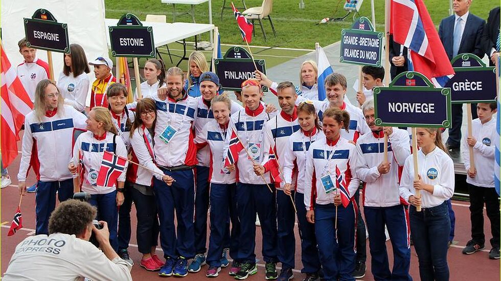 Den norske troppen i 2016-EM i Albi. (Foto: ultrarun.com)