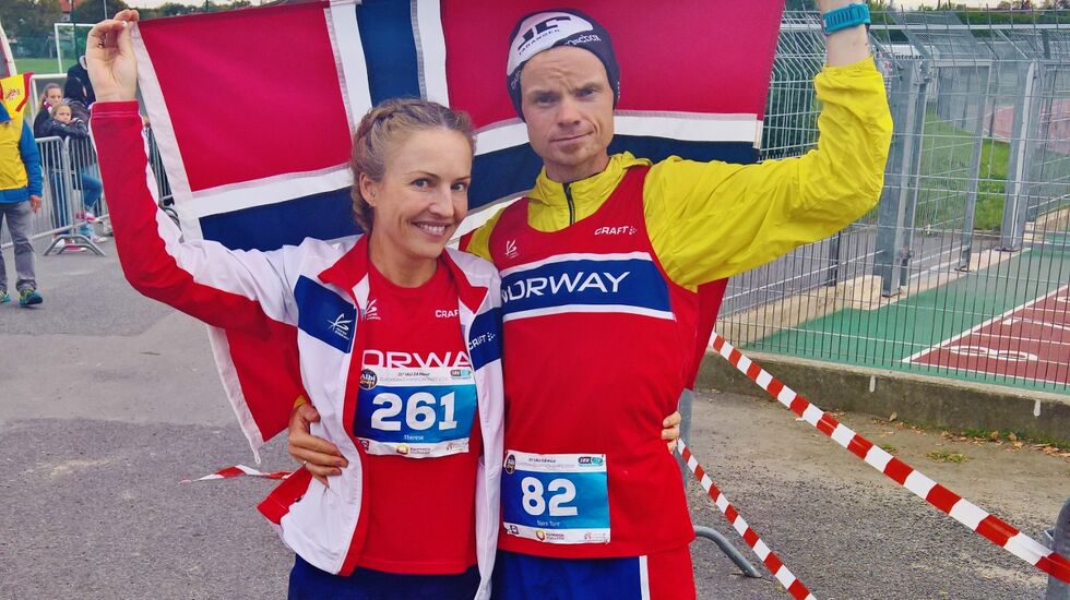 Det ble flotte plasseringer i EM på Therese Falk og Bjørn Tore Taranger (foto: Thomas Johannesson).