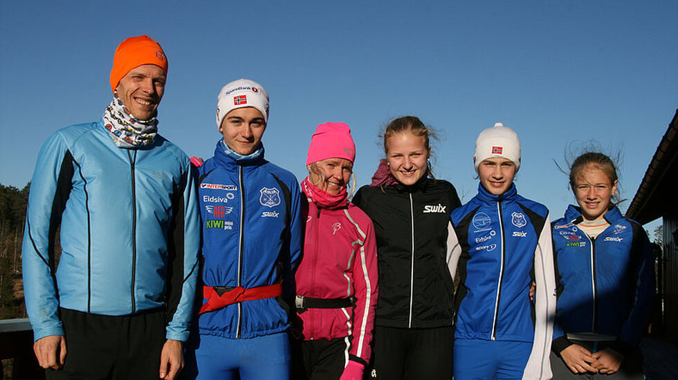 Alle klassevinnerne i Digeråsen opp! 2016 (fra venstre): Anders Johansen,Martin Nordvold Lunde, Ragnhild Bolstad, Fransizka Skogsholm, Elias Flasnes og Aurora Halbakken. (Arrangørfoto)