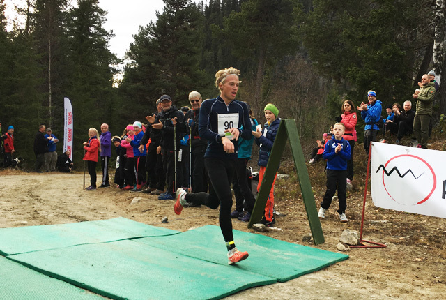 Skiskytteren Pål Kristian Grue Tufte, Geilo IL vant og satte løyperekord i Bringenatten Opp 2016.