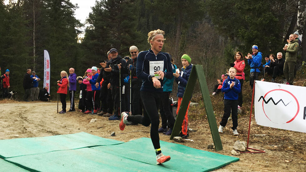 Skiskytteren Pål Kristian Grue Tufte, Geilo IL vant og satte løyperekord i Bringenatten Opp 2016.
