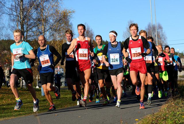 Sola var tilstede under  Lørenskog halvmaraton i 2016.