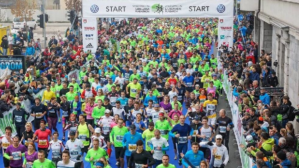 Fra Ljubljana Marathon som i år gikk for 21. gang (Foto: Ljubljana Marathon/Damjan Končar)
