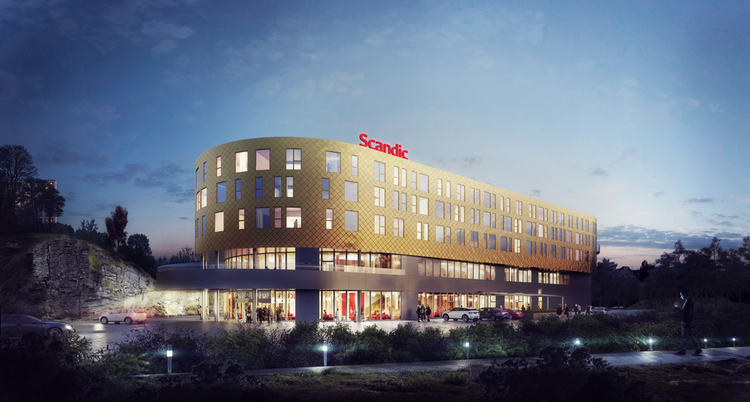 scandic fasad