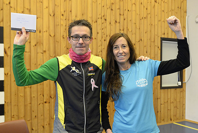 Arne Martinius Lindstad og Jorunn Hagesæther vant åttende utgave av Halden Ultraintervall. (Alle foto: Bjørn Johannessen)