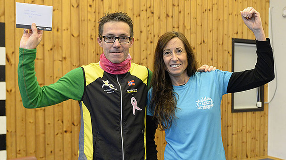 Arne Martinius Lindstad og Jorunn Hagesæther vant åttende utgave av Halden Ultraintervall. (Alle foto: Bjørn Johannessen)